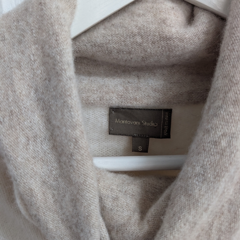 Mantovani Studio Cashmere Cowl neck Sweater - Picture 4 of 6